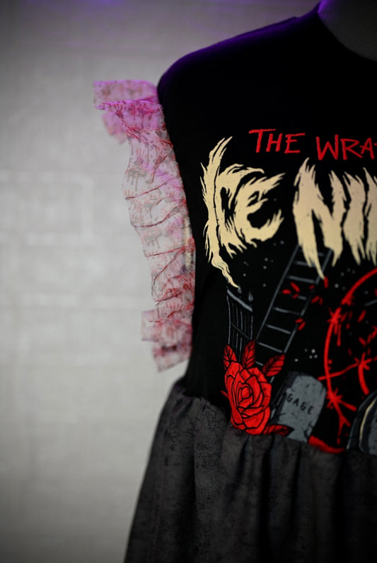 Large Upcycle Split Dress